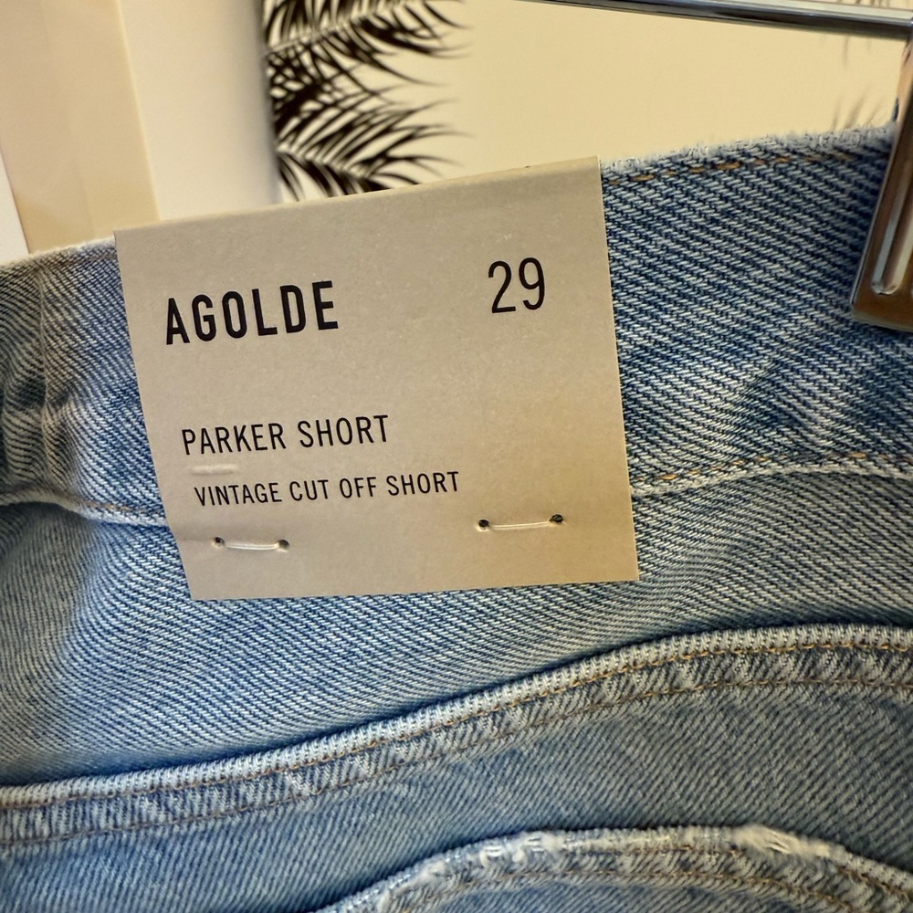 Agolde Parker Vintage cut off shorts in Swapmeet - NWT